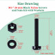M3 * 20 mm Black Nylon Screws and Nuts Kit with Washers M3 * 20 mm Black Nylon Screws and Nuts Kit with Washers
