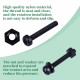 M3 * 20 mm Black Nylon Screws and Nuts Kit with Washers M3 * 20 mm Black Nylon Screws and Nuts Kit with Washers