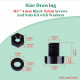 M3 * 4 mm Black Nylon Screws and Nuts Kit with Washers M3 * 4 mm Black Nylon Screws and Nuts Kit with Washers