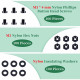 M3 * 4 mm Black Nylon Screws and Nuts Kit with Washers M3 * 4 mm Black Nylon Screws and Nuts Kit with Washers