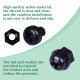 M3 * 4 mm Black Nylon Screws and Nuts Kit with Washers