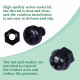 M3 * 4 mm Black Nylon Screws and Nuts Kit with Washers M3 * 4 mm Black Nylon Screws and Nuts Kit with Washers