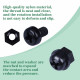 M3 * 5 mm Black Nylon Screws and Nuts Kit with Washers M3 * 5 mm Black Nylon Screws and Nuts Kit with Washers