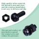 M3 * 8 mm Black Nylon Screws and Nuts Kit with Washers M3 * 8 mm Black Nylon Screws and Nuts Kit with Washers