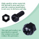 M4 * 8 mm Black Nylon Screws and Nuts Kit with Washers M4 * 8 mm Black Nylon Screws and Nuts Kit with Washers