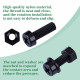 M5 * 15 mm Black Nylon Screws and Nuts Kit with Washers M5 * 15 mm Black Nylon Screws and Nuts Kit with Washers