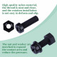 M5 * 20 mm Black Nylon Screws and Nuts Kit with Washers M5 * 20 mm Black Nylon Screws and Nuts Kit with Washers