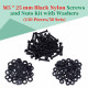 M5 * 25 mm Black Nylon Screws and Nuts Kit with Washers