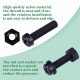 M5 * 25 mm Black Nylon Screws and Nuts Kit with Washers M5 * 25 mm Black Nylon Screws and Nuts Kit with Washers