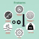 M5 * 40 mm Black Nylon Screws and Nuts Kit with Washers M5 * 40 mm Black Nylon Screws and Nuts Kit with Washers