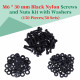 M6 * 30 mm Black Nylon Screws and Nuts Kit with Washers M6 * 30 mm Black Nylon Screws and Nuts Kit with Washers