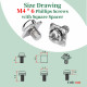 PCB Side Horizontal Type Soldering Terminals and M4 * 6 Phillips Screw with Square Spacer Kit PCB Side Horizontal Type Soldering Terminals and M4 * 6 Phillips Screw with Square Spacer Kit