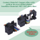 2.0 mm 2*3 Double Row 6 Pin IDC Rectangular Socket Connector FC Flat Female Terminal 3 Piece Set 2.0 mm 2*3 Double Row 6 Pin IDC Rectangular Socket Connector FC Flat Female Terminal 3 Piece Set
