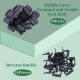 2.0 mm 2*4 Double Row 8 Pin IDC Rectangular Socket Connector FC Flat Female Terminal 3 Piece Set 2.0 mm 2*4 Double Row 8 Pin IDC Rectangular Socket Connector FC Flat Female Terminal 3 Piece Set