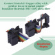2.0 mm 2*4 Double Row 8 Pin IDC Rectangular Socket Connector FC Flat Female Terminal 3 Piece Set 2.0 mm 2*4 Double Row 8 Pin IDC Rectangular Socket Connector FC Flat Female Terminal 3 Piece Set