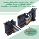 2.0 mm 2*5 Double Row 10 Pin IDC Rectangular Socket Connector FC Flat Female Terminal 3 Piece Set