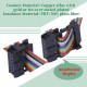 2.0 mm 2*6 Double Row 12 Pin IDC Rectangular Socket Connector FC Flat Female Terminal 3 Piece Set