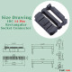 2.0 mm 2*7 Double Row 14 Pin IDC Rectangular Socket Connector FC Flat Female Terminal 3 Piece Set 2.0 mm 2*7 Double Row 14 Pin IDC Rectangular Socket Connector FC Flat Female Terminal 3 Piece Set