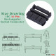 2.0 mm 2*8 Double Row 16 Pin IDC Rectangular Socket Connector FC Flat Female Terminal 3 Piece Set