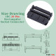 2.0 mm 2*10 Double Row 20 Pin IDC Rectangular Socket Connector FC Flat Female Terminal 3 Piece Set 2.0 mm 2*10 Double Row 20 Pin IDC Rectangular Socket Connector FC Flat Female Terminal 3 Piece Set