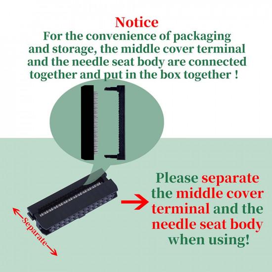 2.0 mm 2*13 Double Row 26 Pin IDC Rectangular Socket Connector FC Flat Female Terminal 3 Piece Set 2.0 mm 2*13 Double Row 26 Pin IDC Rectangular Socket Connector FC Flat Female Terminal 3 Piece Set