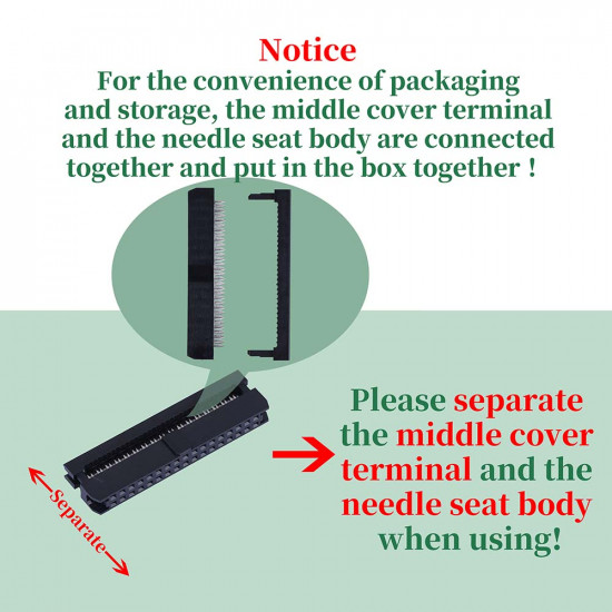 2.0 mm 2*17 Double Row 34 Pin IDC Rectangular Socket Connector FC Flat Female Terminal 3 Piece Set