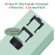 2.54 mm 2*3 Double Row 6 Pin IDC Rectangular Socket Connector FC Flat Female Terminal 3 Piece Set 2.54 mm 2*3 Double Row 6 Pin IDC Rectangular Socket Connector FC Flat Female Terminal 3 Piece Set