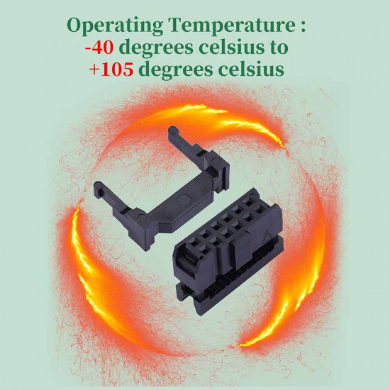 2.54 mm 2*6 Double Row 12 Pin IDC Rectangular Socket Connector FC Flat Female Terminal 3 Piece Set 2.54 mm 2*6 Double Row 12 Pin IDC Rectangular Socket Connector FC Flat Female Terminal 3 Piece Set