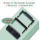 2.54 mm 2*7 Double Row 14 Pin IDC Rectangular Socket Connector FC Flat Female Terminal 3 Piece Set 2.54 mm 2*7 Double Row 14 Pin IDC Rectangular Socket Connector FC Flat Female Terminal 3 Piece Set