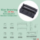 2.54 mm 2*10 Double Row 20 Pin IDC Rectangular Socket Connector FC Flat Female Terminal 3 Piece Set 2.54 mm 2*10 Double Row 20 Pin IDC Rectangular Socket Connector FC Flat Female Terminal 3 Piece Set