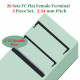 2.54 mm 2*25 Double Row 50 Pin IDC Rectangular Socket Connector FC Flat Female Terminal 3 Piece Set 2.54 mm 2*25 Double Row 50 Pin IDC Rectangular Socket Connector FC Flat Female Terminal 3 Piece Set