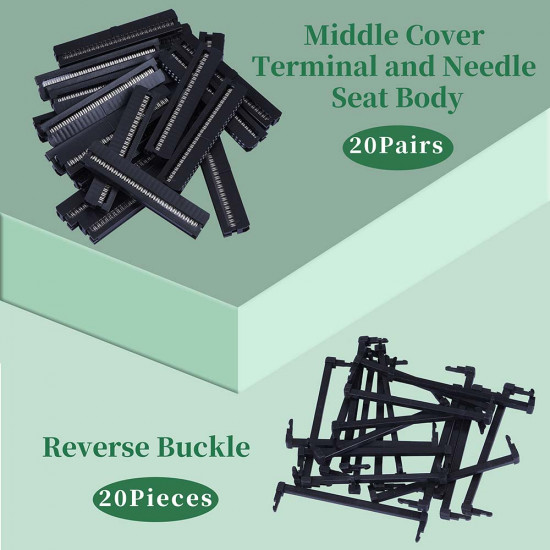 2.54 mm 2*25 Double Row 50 Pin IDC Rectangular Socket Connector FC Flat Female Terminal 3 Piece Set