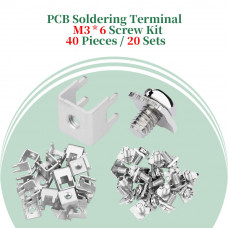 PCB Tapping Type Soldering Terminal and M3 * 6 Phillips Screw with Square Spacer Kit PCB Tapping Type Soldering Terminal and M3 * 6 Phillips Screw with Square Spacer Kit