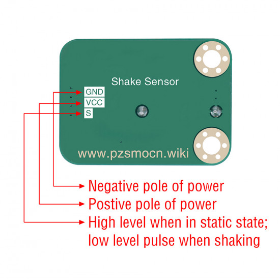 Shake Sensor for Raspberry Pi and Arduino Shake Sensor for Raspberry Pi and Arduino