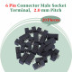 2.0 mm 2*3 Double Row 6 Pin IDC Box Header Connector Male Socket Terminal 2.0 mm 2*3 Double Row 6 Pin IDC Box Header Connector Male Socket Terminal