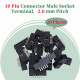 2.0 mm 2*5 Double Row 10 Pin IDC Box Header Connector Male Socket Terminal 2.0 mm 2*5 Double Row 10 Pin IDC Box Header Connector Male Socket Terminal