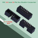 2.0 mm 2*5 Double Row 10 Pin IDC Box Header Connector Male Socket Terminal 2.0 mm 2*5 Double Row 10 Pin IDC Box Header Connector Male Socket Terminal