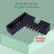 2.0 mm 2*5 Double Row 10 Pin IDC Box Header Connector Male Socket Terminal 2.0 mm 2*5 Double Row 10 Pin IDC Box Header Connector Male Socket Terminal