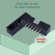 2.0 mm 2*6 Double Row 12 Pin IDC Box Header Connector Male Socket Terminal 2.0 mm 2*6 Double Row 12 Pin IDC Box Header Connector Male Socket Terminal