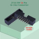 2.0 mm 2*7 Double Row 14 Pin IDC Box Header Connector Male Socket Terminal 2.0 mm 2*7 Double Row 14 Pin IDC Box Header Connector Male Socket Terminal