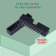 2.0 mm 2*9 Double Row 18 Pin IDC Box Header Connector Male Socket Terminal 2.0 mm 2*9 Double Row 18 Pin IDC Box Header Connector Male Socket Terminal