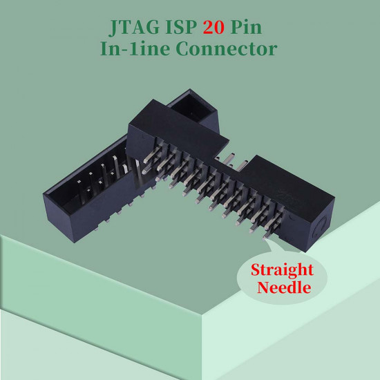 2.0 mm 2*10 Double Row 20 Pin IDC Box Header Connector Male Socket Terminal 2.0 mm 2*10 Double Row 20 Pin IDC Box Header Connector Male Socket Terminal