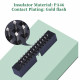 2.0 mm 2*12 Double Row 24 Pin IDC Box Header Connector Male Socket Terminal 2.0 mm 2*12 Double Row 24 Pin IDC Box Header Connector Male Socket Terminal