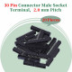 2.0 mm 2*15 Double Row 30 Pin IDC Box Header Connector Male Socket Terminal 2.0 mm 2*15 Double Row 30 Pin IDC Box Header Connector Male Socket Terminal