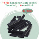 2.0 mm 2*20 Double Row 40 Pin IDC Box Header Connector Male Socket Terminal 2.0 mm 2*20 Double Row 40 Pin IDC Box Header Connector Male Socket Terminal