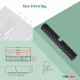 2.0 mm 2*20 Double Row 40 Pin IDC Box Header Connector Male Socket Terminal 2.0 mm 2*20 Double Row 40 Pin IDC Box Header Connector Male Socket Terminal