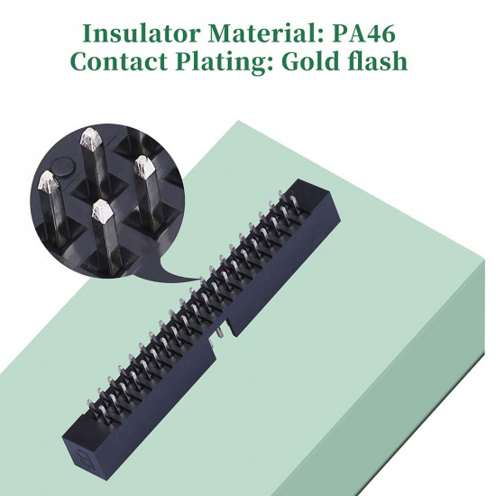 2.0 mm 2*20 Double Row 40 Pin IDC Box Header Connector Male Socket Terminal 2.0 mm 2*20 Double Row 40 Pin IDC Box Header Connector Male Socket Terminal