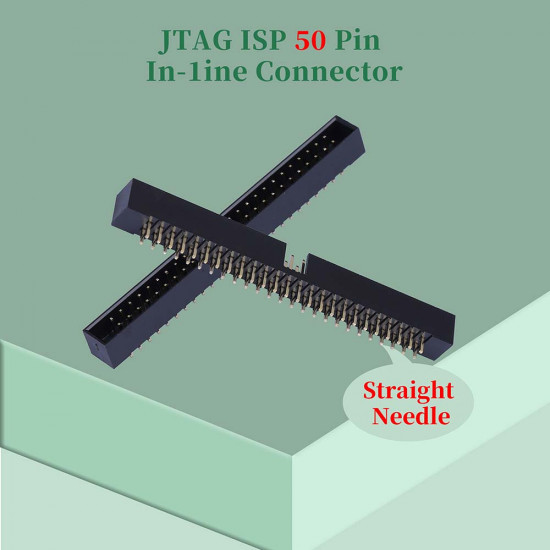 2.0 mm 2*25 Double Row 50 Pin IDC Box Header Connector Male Socket Terminal 2.0 mm 2*25 Double Row 50 Pin IDC Box Header Connector Male Socket Terminal