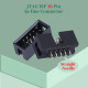 2.54 mm 2*5 Double Row 10 Pin IDC Box Header Connector Male Socket Terminal 2.54 mm 2*5 Double Row 10 Pin IDC Box Header Connector Male Socket Terminal