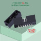 2.54 mm 2*7 Double Row 14 Pin IDC Box Header Connector Male Socket Terminal 2.54 mm 2*7 Double Row 14 Pin IDC Box Header Connector Male Socket Terminal